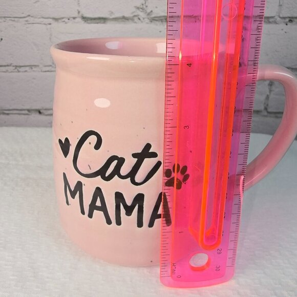 CAT MAMA0 MUG PINK BY SUNDAY MORNING OVERSIZED - Picture 2 of 6
